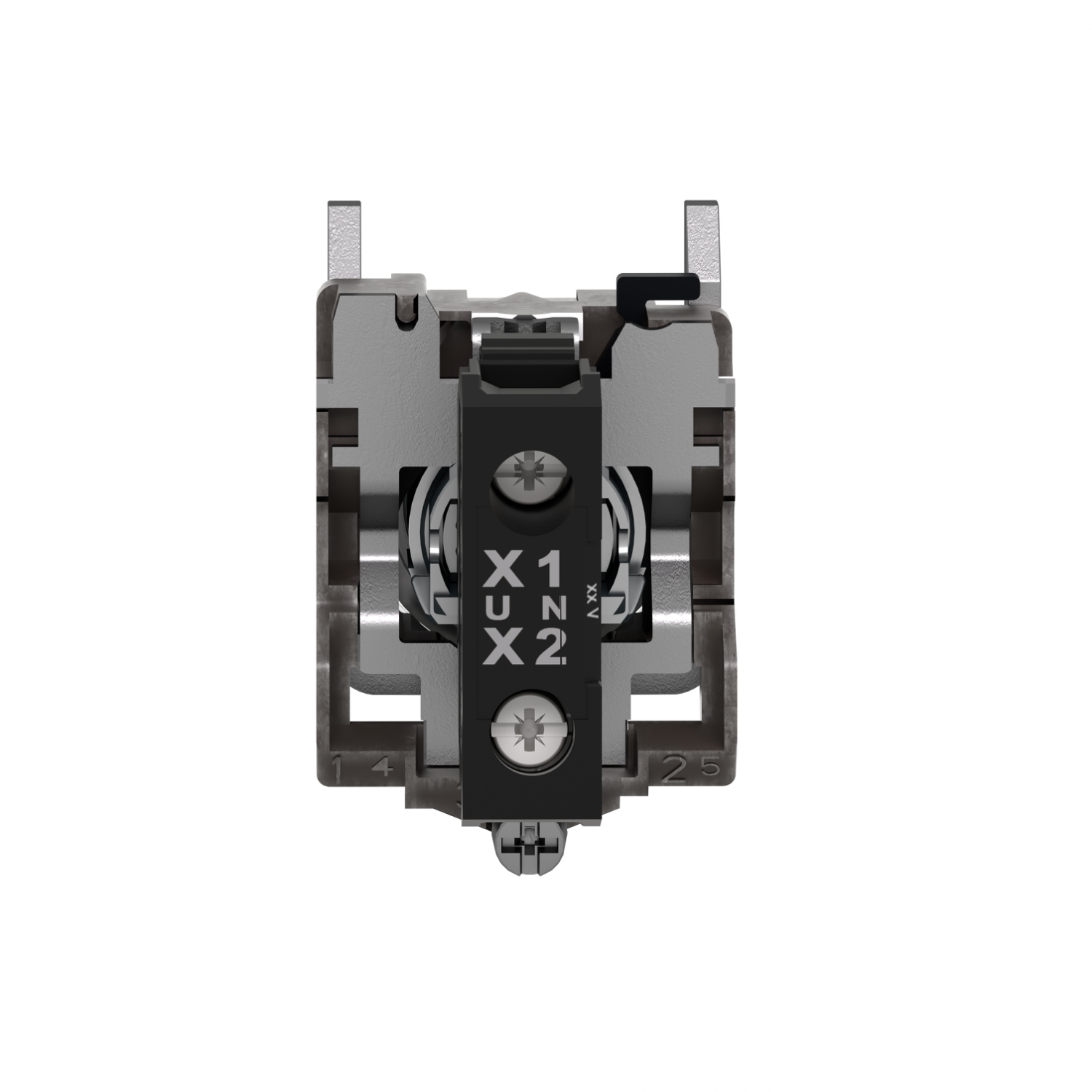 Schneider XB4BVM1 Harmony | Pilot light, metal, white, Ø22, plain lens with integral LED, 230...240 VAC - Image 5